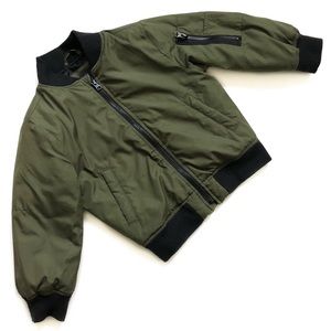 boys green bomber jacket